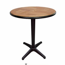 체어아울렛 야외용테이블, 10.오크검정 탁자 850파이