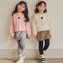 원이가게 아동 유아 여아 러블리 치마 레깅스 상하복 걸프렌드 치랭스 상하 세트 5~13호