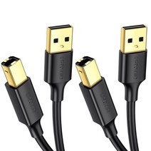 유그린 USB2.0 AM BM 케이블, 2개, 1m