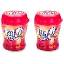 크라운 마이쮸 용기 복숭아, 110g, 2개