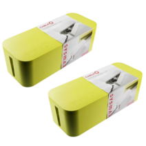 시스맥스)멀티탭정리함(소68011)-(250*130*130mm), 01 GREEN, 2개