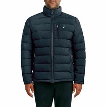 노티카 Nautica 남성용 퀼트 스트레치 푸퍼 재킷 (XL 헤더 잉크) 잉크