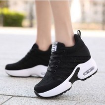 하나넬 여성 9cm 속굽 삭스 키높이운동화 에어쿠션 스니커즈