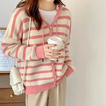 코키코키 / 로블 단가라 니트 후드 오버핏 루즈핏 캐주얼