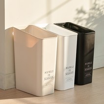 푸벨드마망 사각 오픈 휴지통 10L(3개), 블랙+블랙+블랙