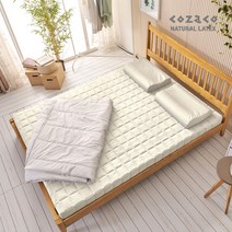 코자코 천연 라텍스 매트리스 10cm 퀸(Q) / 밀도 75Kg / 폭신한 쿠션감