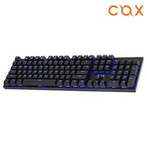콕스 COX CK510 교체축 LED 게이밍 기계식 키보드 (적축)