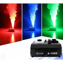 포그 안개 스모그머신 연기 공연장 무대, (7가지 컬러)) 1500w  에어 컬럼 후드