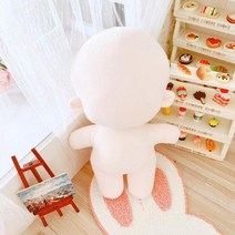 솜인형제작 인형 아이돌 아이돌솜 솜인형옷 무속성솜 20cm 면화 인형 봉제 인형 없음 속성 유니섹스 솔리드 소프트 바디 글로시 스타 인형 액션 피규어 귀여운 인간 면화 인형, 지방, 20cm 인형