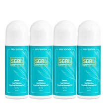 SGBL 골프 스포츠 쿨링 마사지겔 80ml 티트리X4개 바디 스트레스케어 스포츠겔, 단품