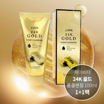 GOOD-Soil J.VITA 식물추출물 세안 24K 골드 폼클렌징 200ml, 저자극 촉촉한 딥클렌징, 1개