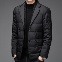 남성 패딩 다운 마이 블레이저 자켓 아우터 데일리룩