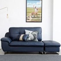 베스트리빙 뭉크 3인 4인 소파/가죽소파/아쿠아텍스 패브릭 소파 2color, 네이비/우측카우치소파