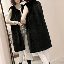 kirahosi 인조 폭스 퍼 밍크 조끼 베스트 캐주얼 패션 53호+덧신증정 BLbw0xxz
