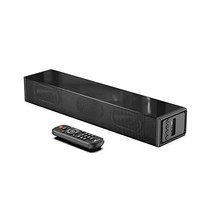 LARKSOUND TV/PC/게임용 소형 사운드 바 서라운드 시스템 블루투스/HDMI ARC/광학/AUX/USB 연결이 있는 미니 TV 스피커 사운드바, 광택_16인치