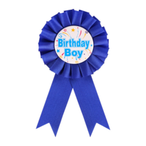파티짱 생일 뱃지 (블루) 브로치
