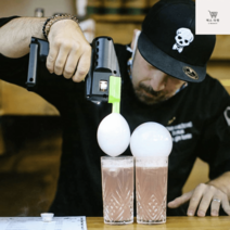 영국 바 스모킹건 버블 칵테일 스모키 버블건 요리 훈연기, 오리지널 수입 스모키 거품기 세트