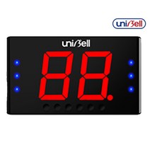 2001A 유니벨 모니터 수신기 무선 호출벨 식당 업소 주문 응급 비상 벨 이지콜호환가능)