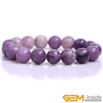 자수정팔찌 천연 자수정 탄생 석 커플 비즈 패션 팔찌 페르시 보라색 lepidolite