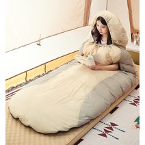 페더다운 동계 침낭 캠핑 이불 오리털 겨울 극동계 백패킹, 3000g(한겨울용 강추), 1개