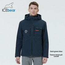 남자경량패딩 아우터 남자 icebear 2022 남성 자켓 남성 자켓 후드 남성 짧은 봄 의류 mwc22782i