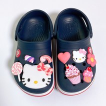블로이 컵케이크 사랑 키티 파츠 버튼 신발 악세사리 세트 실내화 꾸미기 9P