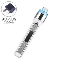 스킨 케어 3d smart water injection pen mesotherapy meso injector gun 링클, 은색 AU 플러그