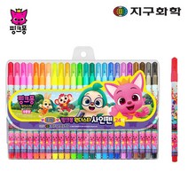지구화학 핑크퐁원더스타 사인펜 24색