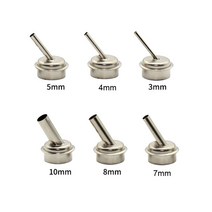 도구 45 도 구부러진 곡선 열 노즐 히트 건 비스듬한 입 861DW 납땜 스테이션 핫 에어, 4mm