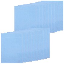 20장 국산 칼라 순면 행주, 블루10장+블루10장