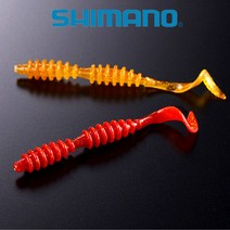 윤성 시마노 빈빈웜트레일러 타이웜비비 참돔 타이라바, 137 GLOW ORANGE