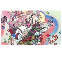 Sabermaster Card Rubber yugioh Mat Duel Gaming Competition Pad Binder Deck 23.6x13.7in (Sky Striker, Ki-sikil