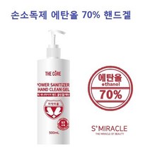 제 500ml 클린앤 핸드 겔(에탄올) 워시 대용량 스프레이 손세정제 방법 일회용 휴대용, 손소독제500ml