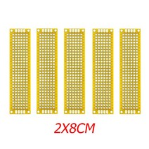 스크린톤 글라스펜 전자 스케치북 led 5개/몫 Diy 전자 PCB 보드 2x8 3x7 4x6 5x7cm 양면 프로토보드 범용