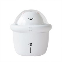 무드등가습기 YOUPIN USB Space Bear Air Humidif, White, USB Cable