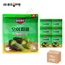 푸드올마켓_ 리치스 슬라이스 오이피클-파우치 3kg 한박스 (3kg x 6ea)