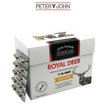 뉴질랜드 로얄 디어 450mg 200캡 사슴 녹혈 아미노산 deer blood Peter & John, 1개