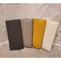 소가죽 얇은 슬림 장지갑 지폐 동전 카드 국내생산 10컬러 데일리 남성 여성 지갑