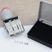 날짜 스탬프 도장 접수 발송 일부인