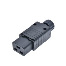 암수 16A 250V CE 구리 IEC320 C19 PDU UPS 전원 콘센트 코드 커넥터 이동식 플러그 소켓, 01 C19 Female socket