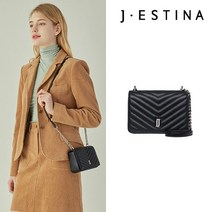 [제이에스티나 백] RUBY MINI 스퀘어크로스 BK (JHNCHE3BS415BK050)