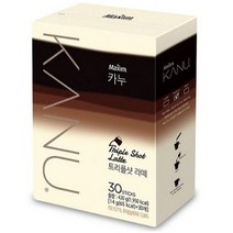 카누 트리플샷 라떼 커피믹스, 14g, 3개, 30개입