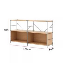 베란다선반 심플한 플로어 스탠딩 수납선반 주방수납 일제 스테인레스 스틸 북유럽 서재 다층 칸막이선반 발코니 수납장 베란다 펜트리 철제 스텐 선반, 12.126*41*90 ( 캐비닛2개+선반2개)