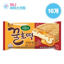 해태 꿀호떡시모나 10개 아이스크림, 120ml