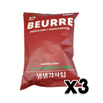 뵈르 트러플버터 생생감자칩 봉지스낵 60g x 3개