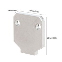 Phono 카트리지 스페이서 금속 Shims VTA 턴테이블 Thorens Rega Linn 전기 악기 부품