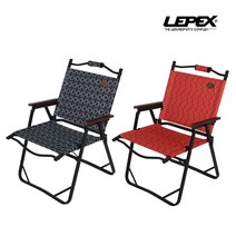 레펙스 유니크 플랫 체어 /캠핑체어/로우체어, 레펙스 유니크 플랫 체어 (레드)