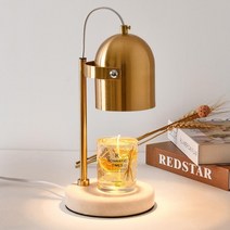 캔들워머 아랍 골드 탑 다운 스탠드 라이트 전기 향기 캔들 워머 따뜻한 왁스 타르트, 01=gold_changeable_220v