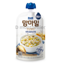 맘마밀 안심밥상 레토르트이유식 140g, 15개월 전복 모듬채소진밥, 30개