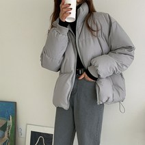 워너비몰 두툼 오버핏 하이넥 숏패딩 [4 color]